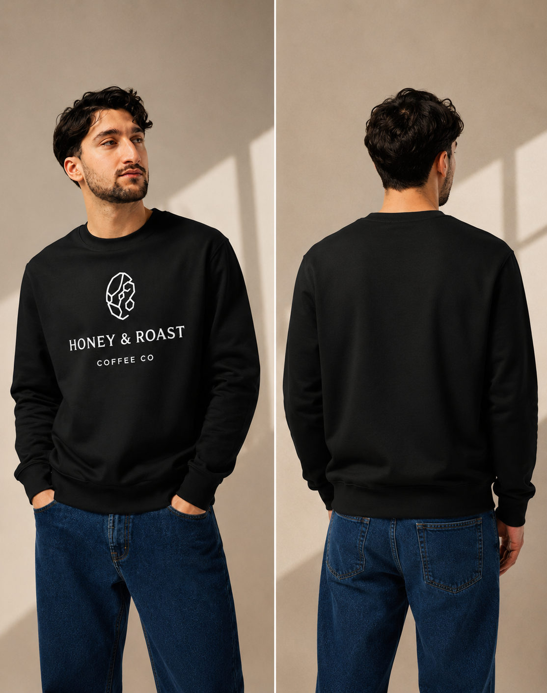 Honey & Roast Organic Crewneck