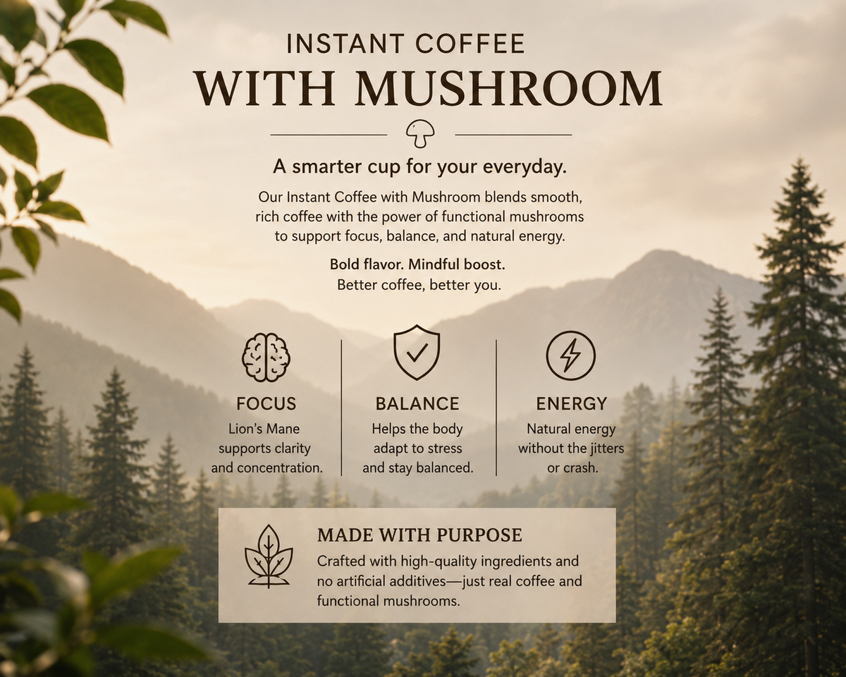 Instant Coffee with Mushroom