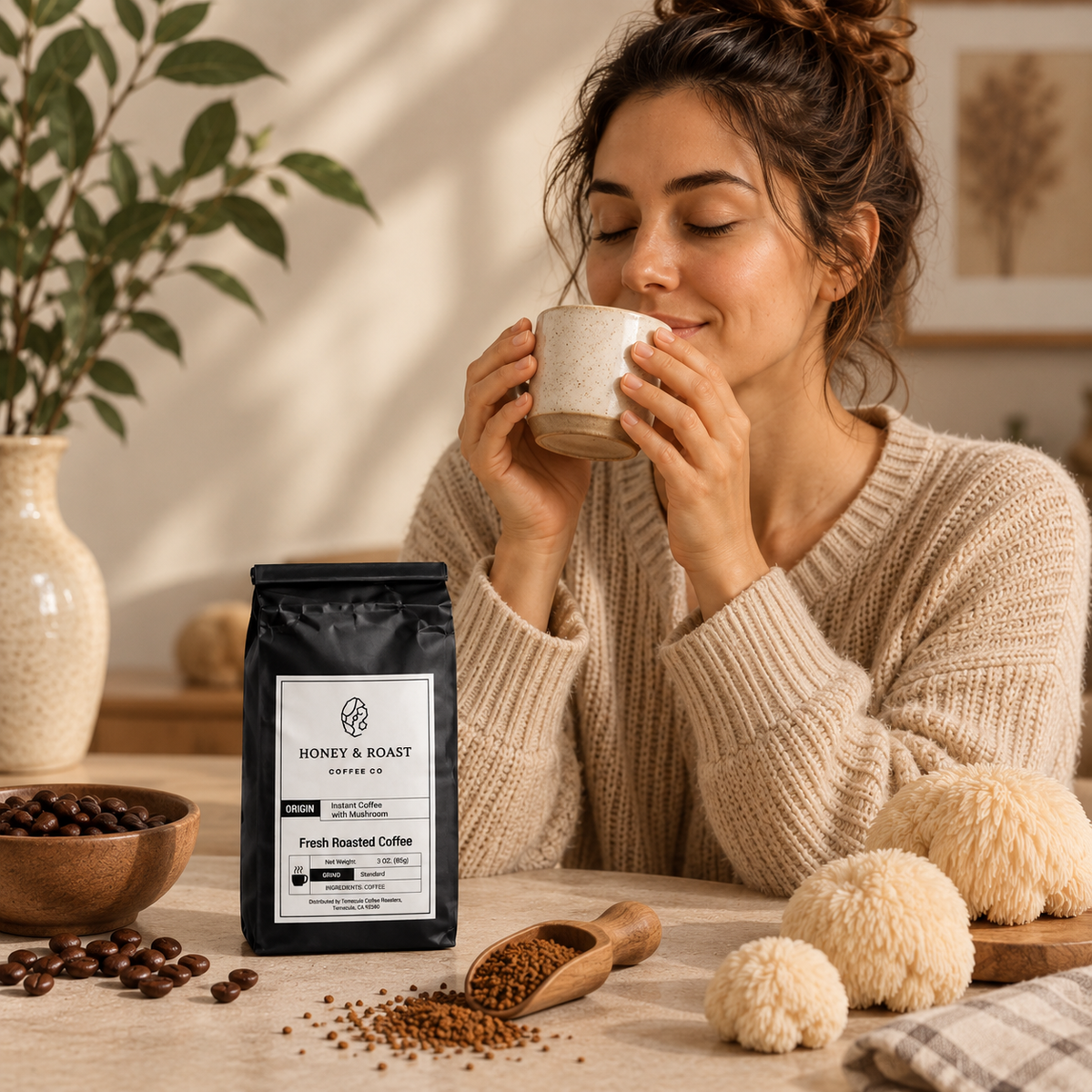 Instant Coffee with Mushroom