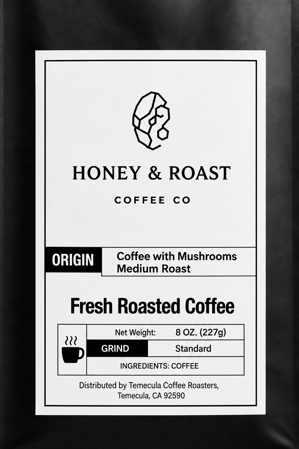 Coffee with Mushrooms Medium Roast