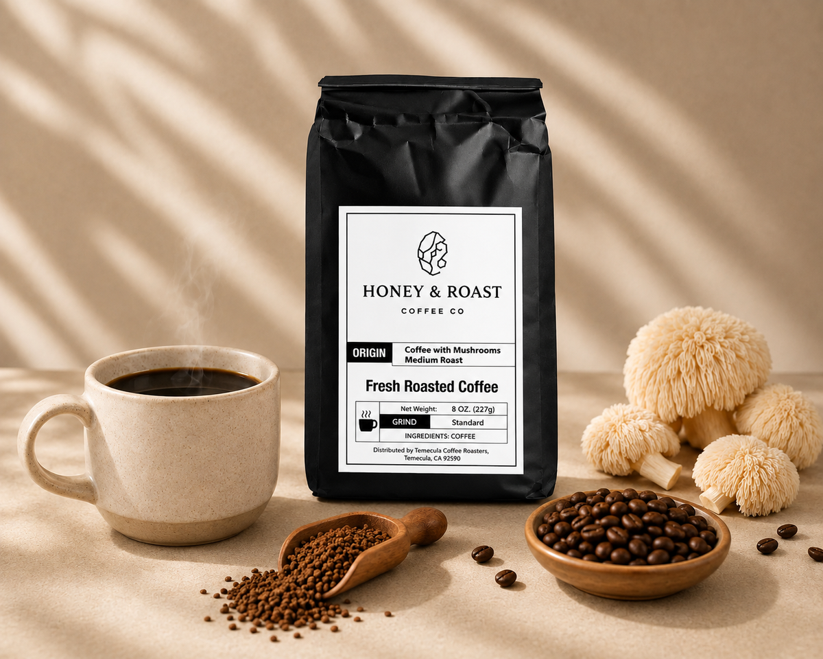 Coffee with Mushrooms Medium Roast