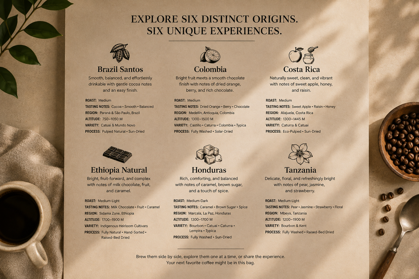 Single Origin Favorites Sample Pack