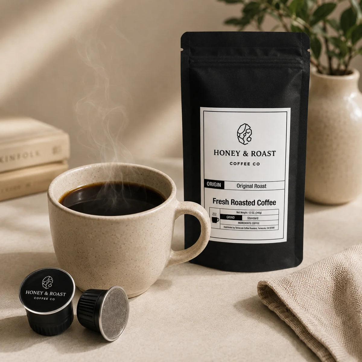 12 Pack Single Serve Coffee Capsules